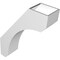Ekena Millwork 6-in. W x 20-in. D x 26-in. H Legacy Architectural Grade PVC Knee Brace BRCP06X20X26LEC - alternate 2